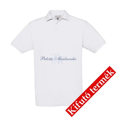 B&amp;C Safran galléros póló